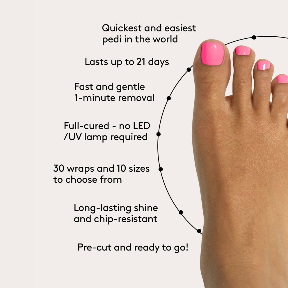 Vernis Gel Autocollants Pieds - Stand By Me