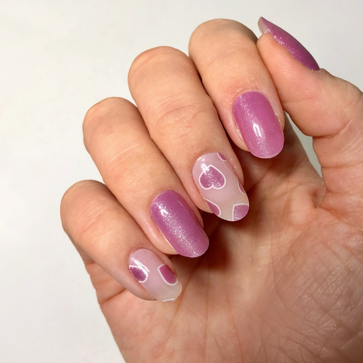Mylee Gel Nail Wraps - In a Heartbeat