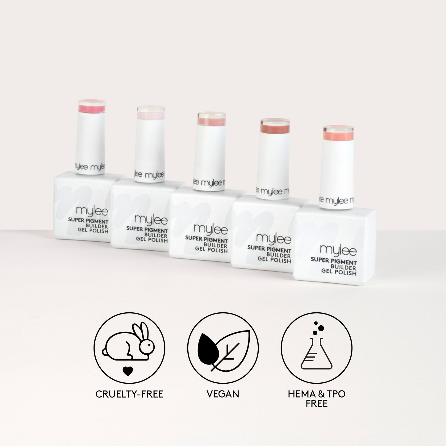 Mylee Super Pigment Builder Gel Polish - Rosewood