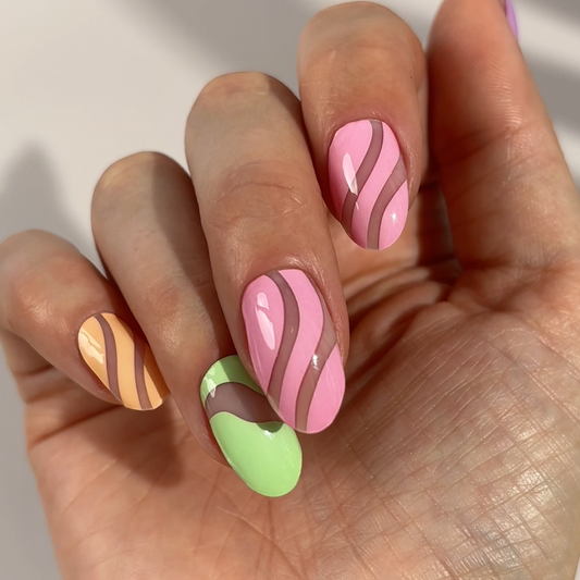 Mylee Gel Nail Wraps - Love-Love